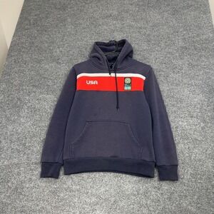 FIFA Hoodie Youth 12 Navy USA Womens World Cup 2023 Pullover Soccer Sportswear